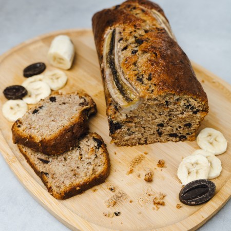 Le cake banane chocolat
