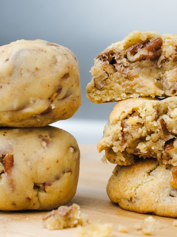 Les cookies pécan chocolat au lait