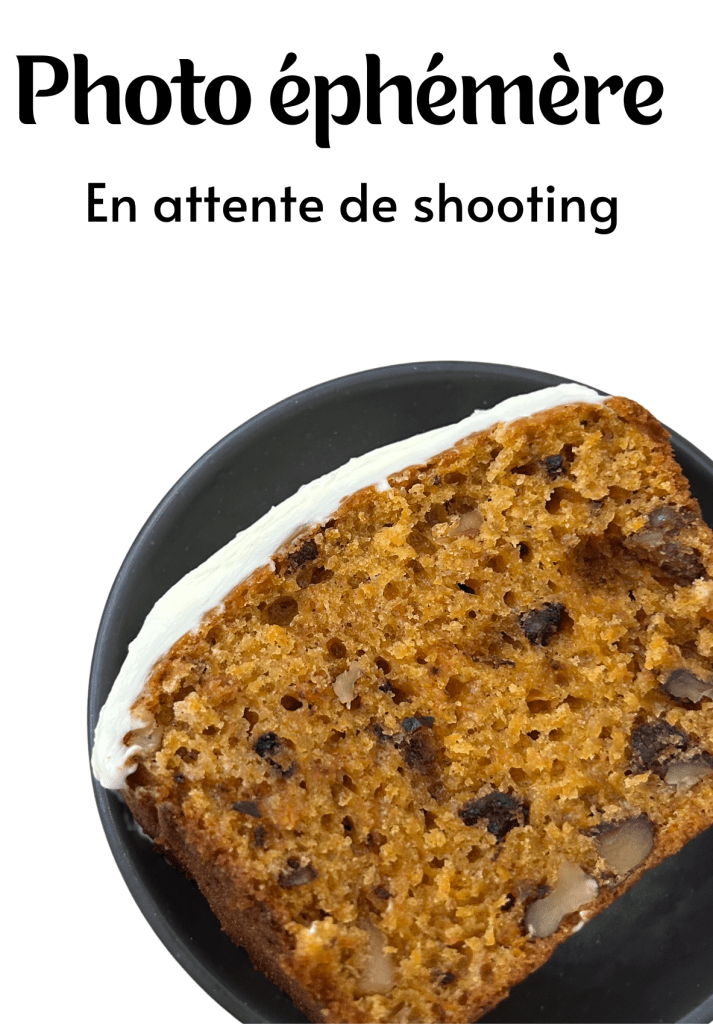 Le cake carotte noix